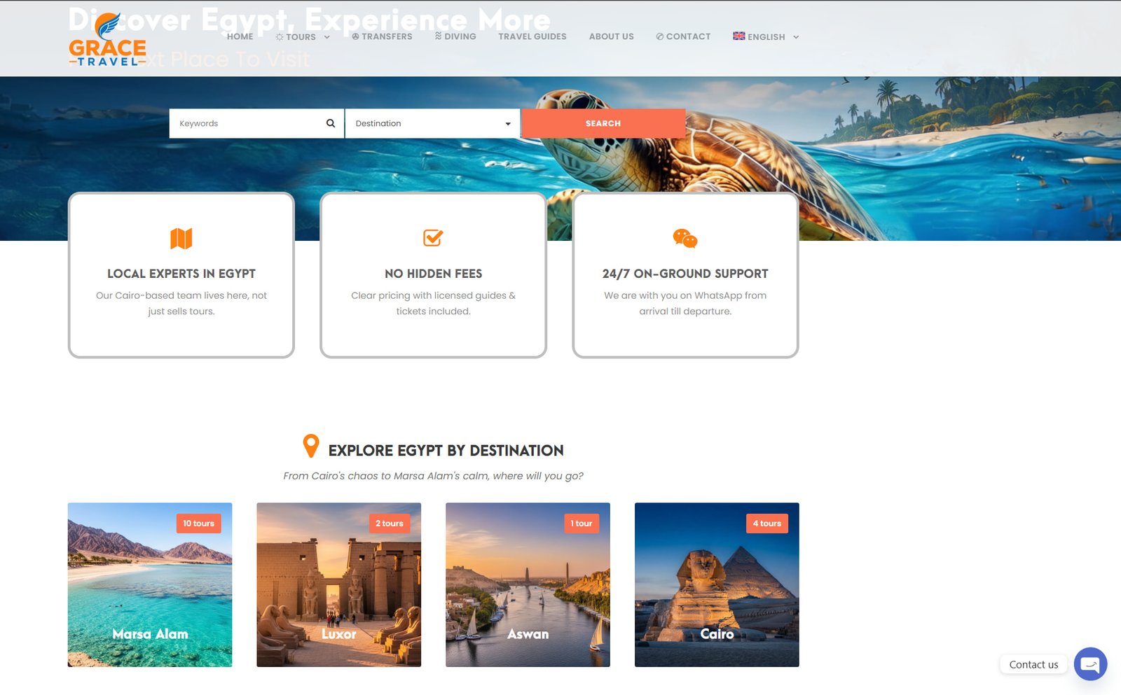 GRACE TRAVEL Case Study - Luxury Tourism Marsa Alam Red Sea