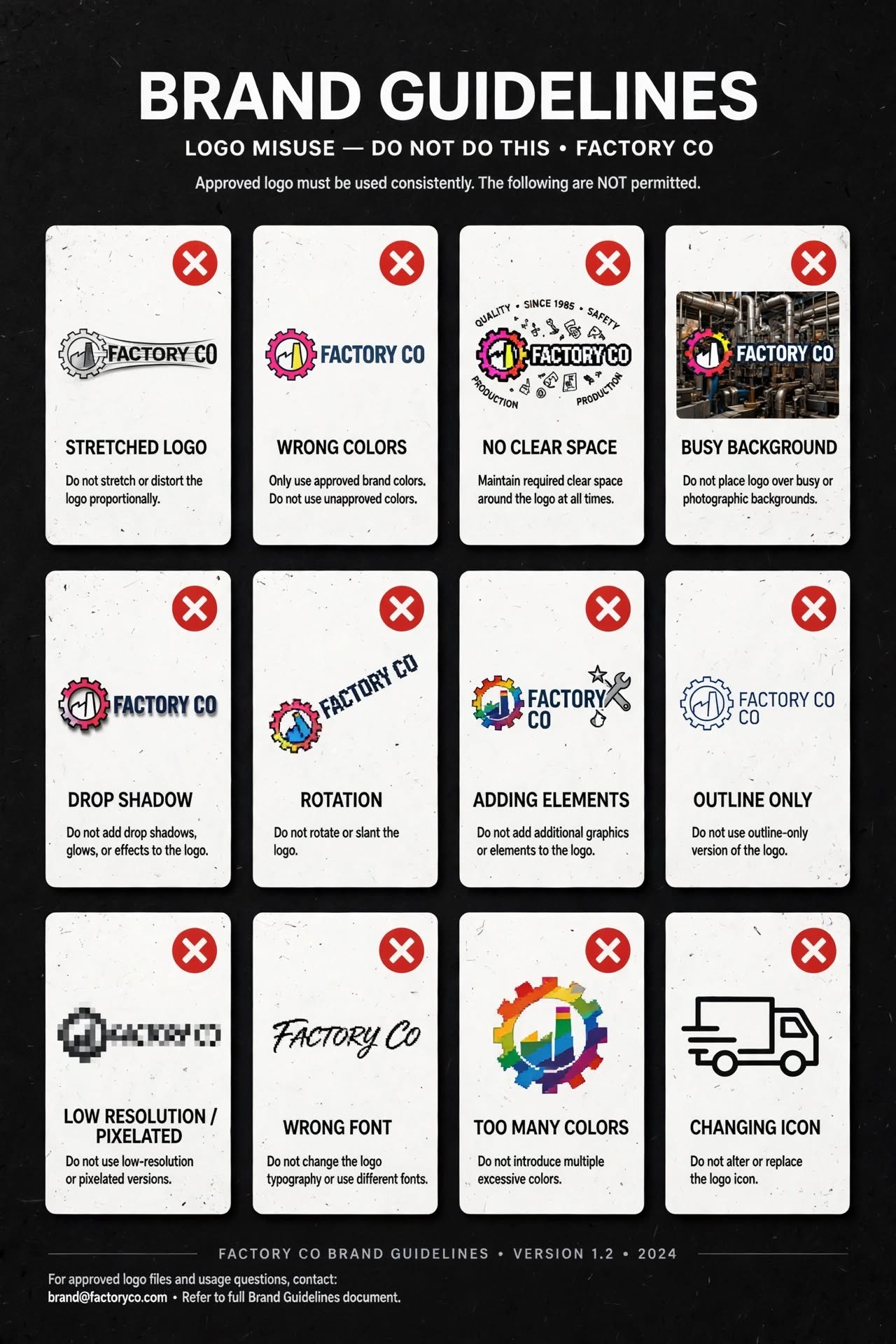 12 Examples of Logo Misuse - What Not To Do With Your Factory Logo