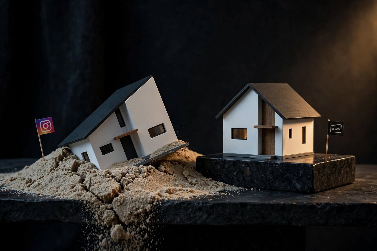 Social Media vs Website Risk - Rented vs Owned Business Asset