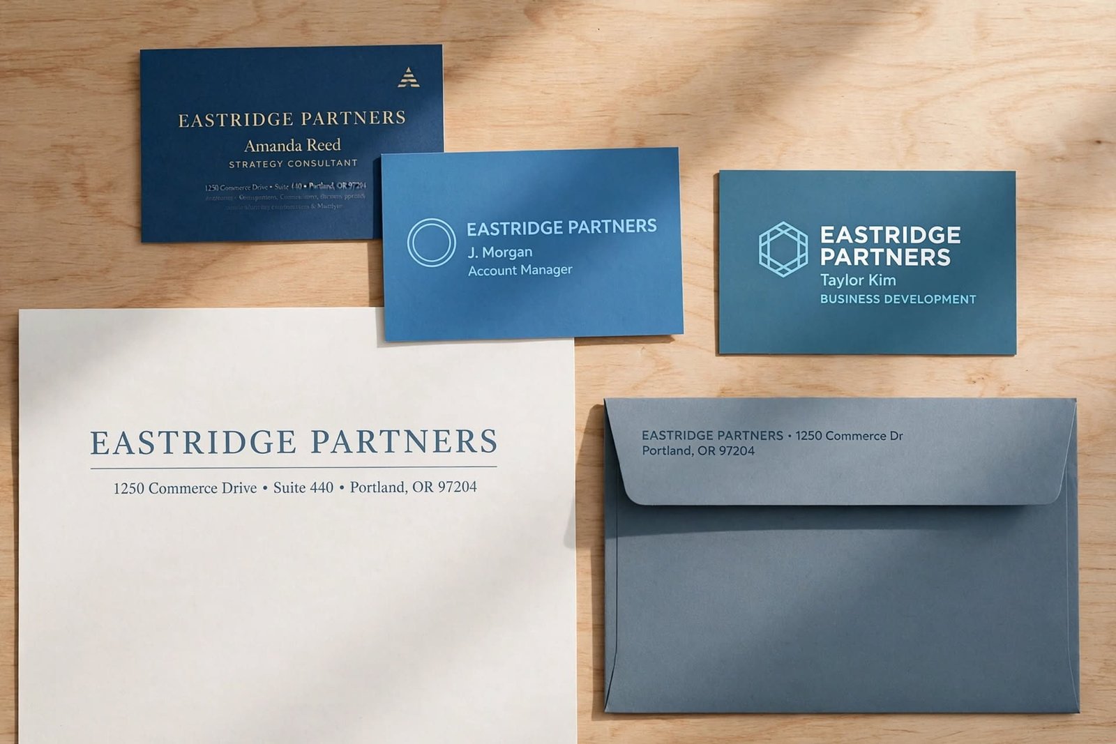 Before - inconsistent stationery